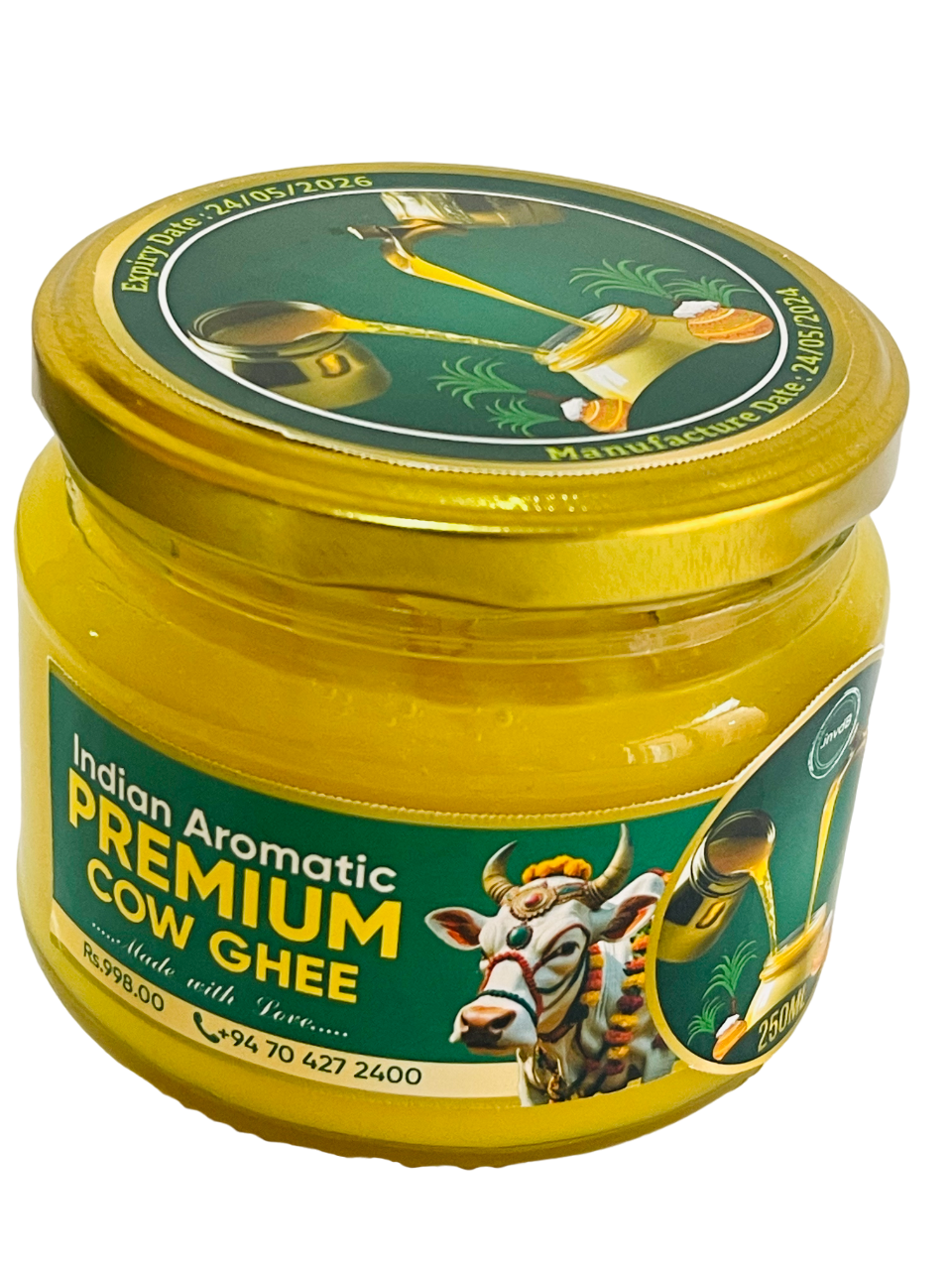 Cow Ghee Aromatic Premium Quality 250ml